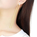 Silver Earrings Gold Earrings For Women TK3531 Gold - Stainless Steel Earrings Alamode Fashion Jewelry Outlet