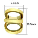 Silver Earrings Gold Stud Earrings TK2952 Gold - Stainless Steel Earrings Alamode Fashion Jewelry Outlet