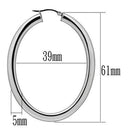 Hoop Earrings TK423 Stainless Steel Earrings