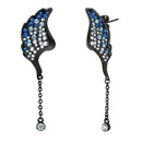 Pandora Earrings TK3469 - Stainless Steel Earrings with Top Grade Crystal