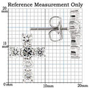 Silver Earrings For Women 0W155 Rhodium 925 Sterling Silver Earrings