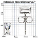 Silver Earrings For Women 0W161 Rhodium 925 Sterling Silver Earrings