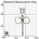 Silver Earrings For Women 0W168 Rhodium 925 Sterling Silver Earrings