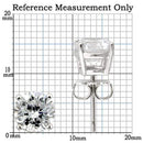 Silver Earrings For Women 0W173 Rhodium 925 Sterling Silver Earrings