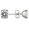 Silver Earrings For Women 0W178 Rhodium 925 Sterling Silver Earrings
