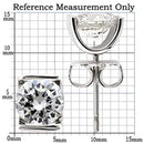 Silver Earrings For Women 0W178 Rhodium 925 Sterling Silver Earrings