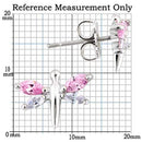 Silver Earrings For Women 0W179 Rhodium 925 Sterling Silver Earrings