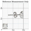 Silver Earrings For Women 0W388 Rhodium 925 Sterling Silver Earrings