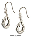 Silver Earrings Sterling Silver Bow Pose Yoga Earrings JadeMoghul