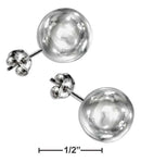 Silver Earrings Sterling Silver Earrings: 10mm Full Round Ball Earrings On Posts JadeMoghul