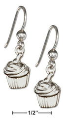 Silver Earrings Sterling Silver Earrings: Cupcake Earrings JadeMoghul Inc.