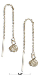 Silver Earrings Sterling Silver Earrings: Knot Ear Thread Earrings JadeMoghul Inc.