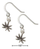 Silver Earrings Sterling Silver Earrings: Marijuana Pot Leaf Earrings JadeMoghul Inc.