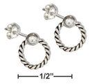 Silver Earrings Sterling Silver Earrings: Mini Door Knocker Earrings JadeMoghul Inc.
