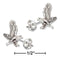 Silver Earrings Sterling Silver Earrings:  Mini Flying Eagle Earrings On Stainless Steel Posts And Nuts JadeMoghul