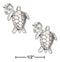 Silver Earrings Sterling Silver Earrings:  Mini Sea Turtle Earrings On Stainless Steel Posts And Nuts JadeMoghul