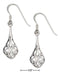 Silver Earrings Sterling Silver Earrings: Open Scrolled Celtic Teardrop Earrings On French Wires JadeMoghul