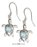 Silver Earrings Sterling Silver Larimar Turtle Earrings JadeMoghul