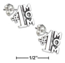 Silver Earrings STERLING SILVER MINI "