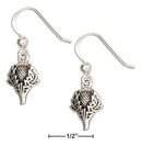 Silver Earrings Sterling Silver Scottish Thistle Earrings JadeMoghul