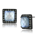 Stud Earrings For Women TK2536 - Stainless Steel Earrings with Precious Stone AB