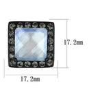 Stud Earrings For Women TK2536 - Stainless Steel Earrings with Precious Stone AB