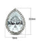 Silver Earrings Stud Earrings Set 3W080 Rhodium Brass Earrings with AAA Grade CZ Alamode Fashion Jewelry Outlet