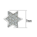 Silver Earrings Stud Earrings Set 3W092 Rhodium Brass Earrings with AAA Grade CZ Alamode Fashion Jewelry Outlet