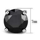 Silver Earrings Stud Earrings Set 3W548 Rhodium Brass Earrings with CZ Alamode Fashion Jewelry Outlet