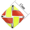 Stud Earrings TK897 Stainless Steel Earrings with Epoxy
