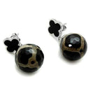 Silver Earrings Wedding Earrings TK2383 Stainless Steel Earrings with Synthetic Alamode Fashion Jewelry Outlet