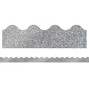 SILVER GLITTER SCALLOPED BORDERS-Learning Materials-JadeMoghul Inc.