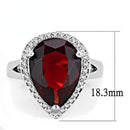 3W1438 Rhodium Brass Ring