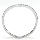 925 Silver Ring TS076 Rhodium 925 Sterling Silver Ring with AAA Grade CZ