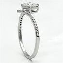 Silver Jewelry Rings 925 Silver Ring TS083 Rhodium 925 Sterling Silver Ring with AAA Grade CZ Alamode Fashion Jewelry Outlet