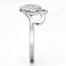 Silver Jewelry Rings 925 Silver Ring TS130 Rhodium 925 Sterling Silver Ring with AAA Grade CZ Alamode Fashion Jewelry Outlet