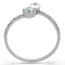 Silver Jewelry Rings 925 Silver Ring TS258 Rhodium 925 Sterling Silver Ring with AAA Grade CZ Alamode Fashion Jewelry Outlet