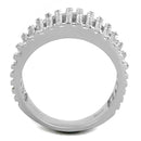 Silver Jewelry Rings 925 Silver Ring TS302 Rhodium 925 Sterling Silver Ring with AAA Grade CZ Alamode Fashion Jewelry Outlet