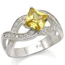 925 Sterling Silver Rings LOS475 Silver 925 Sterling Silver Ring with CZ