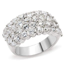 925 Sterling Silver Rings LOS520 Silver 925 Sterling Silver Ring with CZ