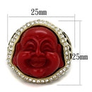 Best Engagement Rings LO3883 Antique Copper Brass Ring with Synthetic in Siam