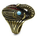 Best Engagement Rings LO3887 Antique Copper Brass Ring with Synthetic