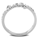 Best Engagement Rings LO3972 Rhodium Brass Ring with Top Grade Crystal