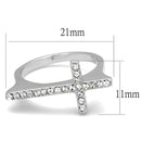 Best Engagement Rings LO3976 Rhodium Brass Ring with Top Grade Crystal