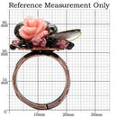 Best Engagement Rings LOA596 Antique Tone Brass Ring with Assorted