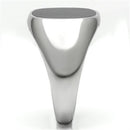 Cheap Engagement Rings TK595 Stainless Steel Ring with Epoxy in Jet