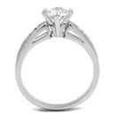 Cheap Rings For Men 3W1340 Rhodium Brass Ring with AAA Grade CZ