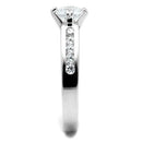 Cheap Rings For Men 3W1340 Rhodium Brass Ring with AAA Grade CZ