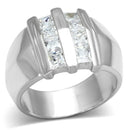 Cheap Sterling Silver Rings LOS623 Silver 925 Sterling Silver Ring with CZ