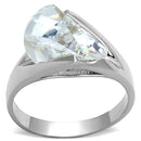 Cheap Sterling Silver Rings LOS650 Silver 925 Sterling Silver Ring with CZ